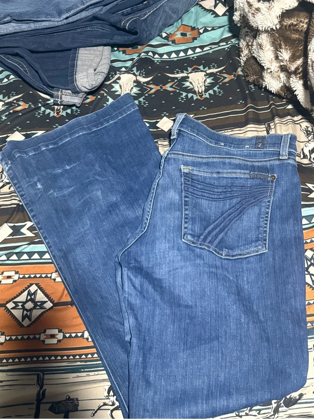7 FAMK Denim Jeans - Picture 2 of 4